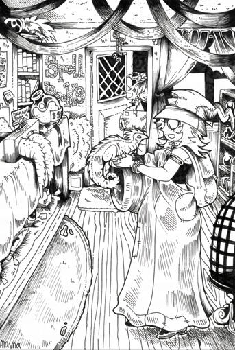 Traditional Pen &amp; Ink